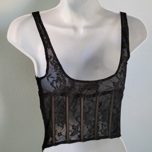 Meshki Women’s Black Sexy Corset Whimsy Gothic Regency Wired XS - Picture 3 of 11